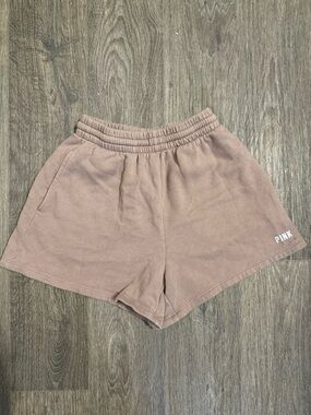 PINK Victoria's Secret Cozy Elastic Waist Sweat Shorts